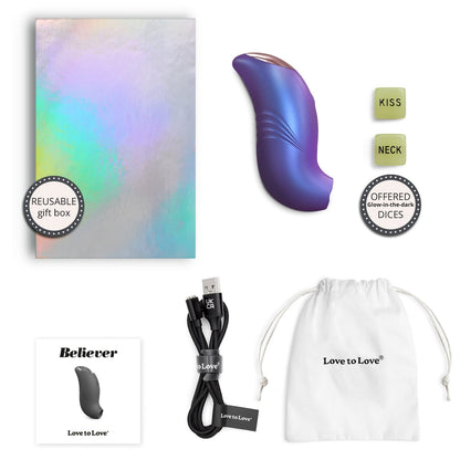 Stimulateur Clitoridien - Believer Love to Love | Mouvements Flapping Love to Love Sensations plus