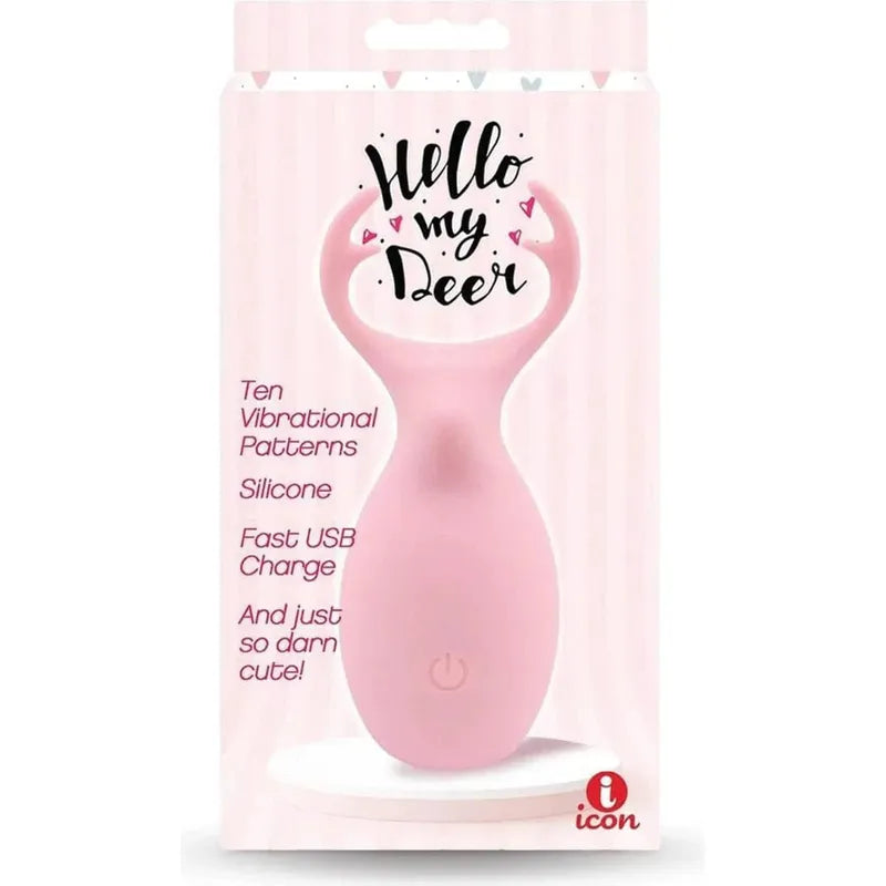 Stimulateur Clitoridien Hello My Deer – Buzzy Buddy | Vibrateur Rechargeable Icon Brands Sensations plus