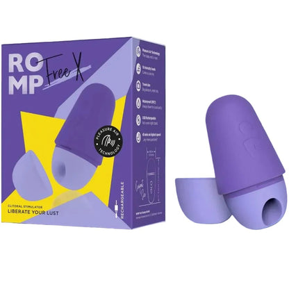 Stimulateur Clitoridien - ROMP Free X | Womanizer Pleasure Air ROMP Sensations plus