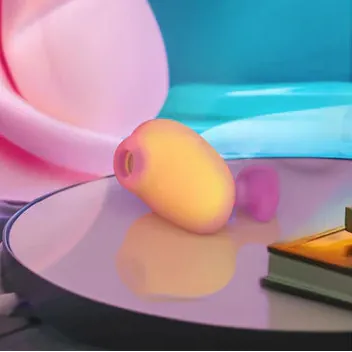 Stimulateur Clitoridien - ROMP Kiss Peach | Pleasure Air ROMP Sensations plus