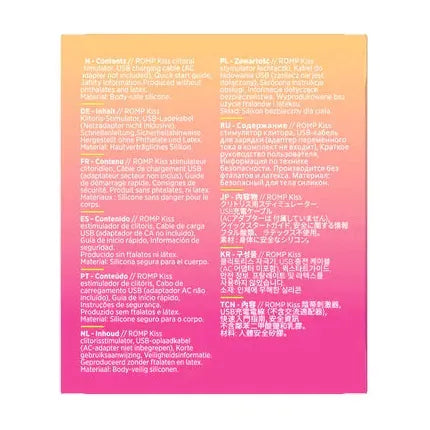 Stimulateur Clitoridien - ROMP Kiss Peach | Pleasure Air ROMP Sensations plus