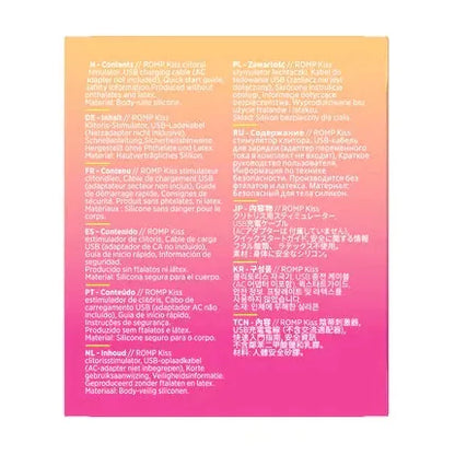 Stimulateur Clitoridien - ROMP Kiss Peach | Pleasure Air ROMP Sensations plus