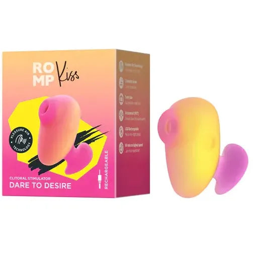 Stimulateur Clitoridien - ROMP Kiss Peach | Pleasure Air ROMP Sensations plus