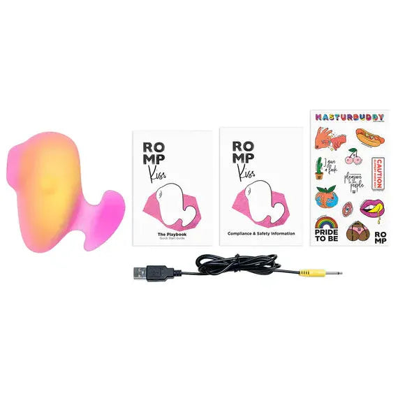 Stimulateur Clitoridien - ROMP Kiss Peach | Pleasure Air ROMP Sensations plus