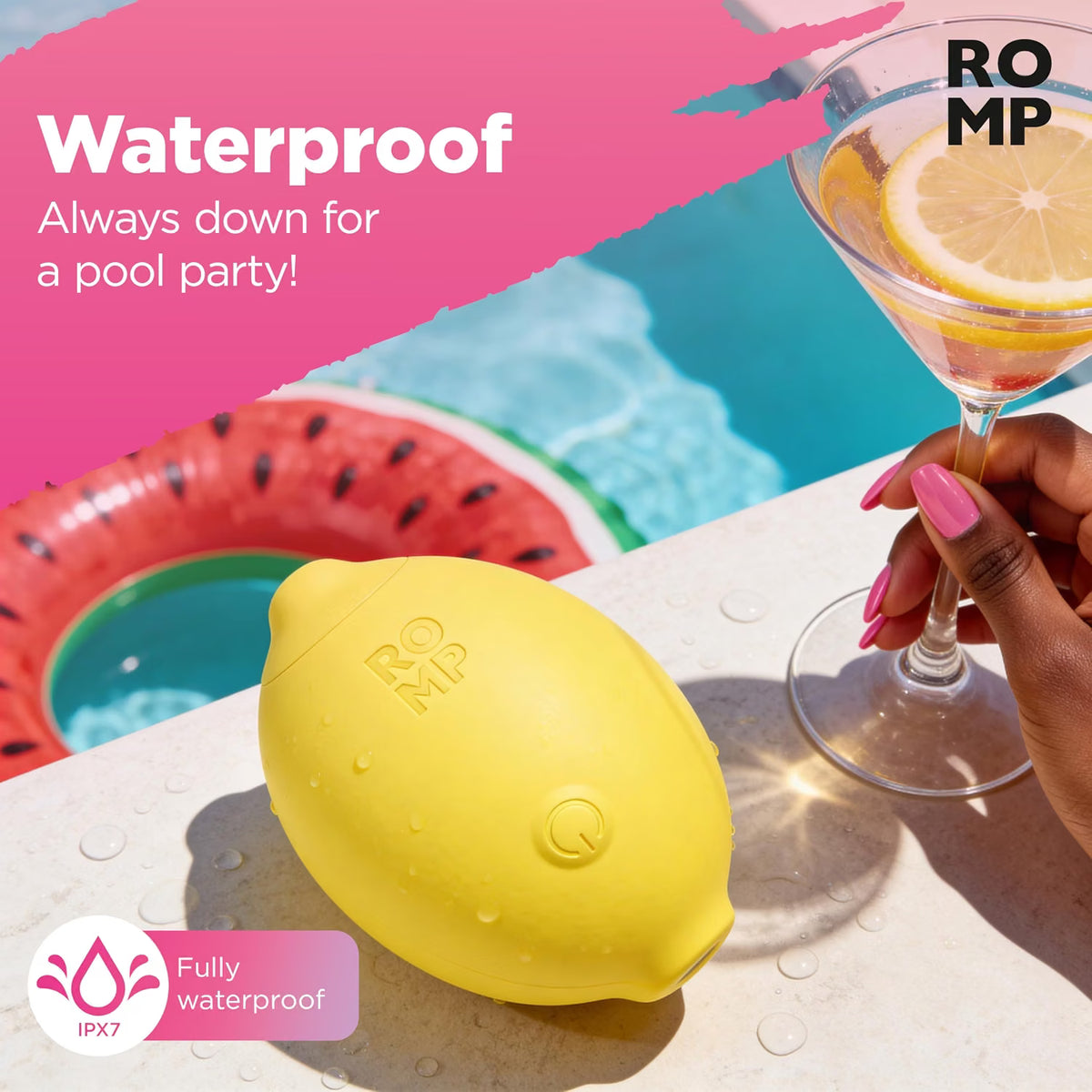Stimulateur Clitoridien - Romp Lemon Crush  | Womanizer Pleasure Air ROMP Sensations plus