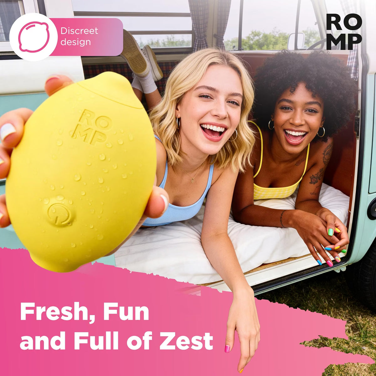 Stimulateur Clitoridien - Romp Lemon Crush  | Womanizer Pleasure Air ROMP Sensations plus