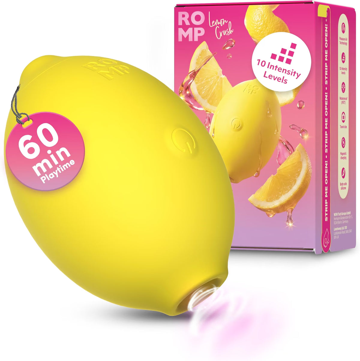 Stimulateur Clitoridien - Romp Lemon Crush  | Womanizer Pleasure Air ROMP Sensations plus