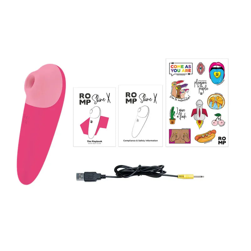 Stimulateur Clitoridien - ROMP Shine X | Womanizer Pleasure Air ROMP Sensations plus