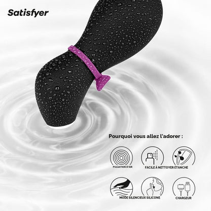 Stimulateur Clitoridien - Satisfyer Penguin | Ondes de Pression Satisfyer Sensations plus