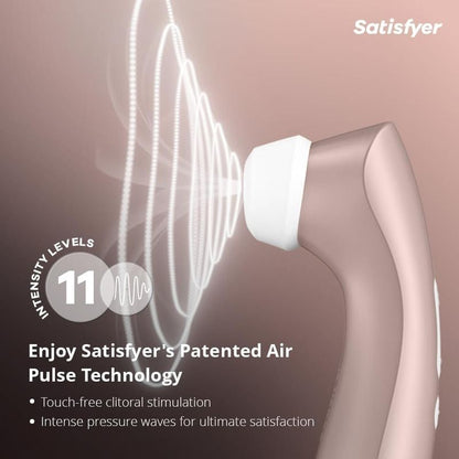 Stimulateur clitoridien - Satisfyer Pro 2+ | Air Pulse & Vibrations Satisfyer Sensations plus