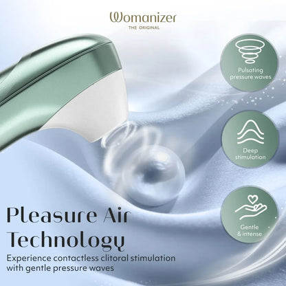 Stimulateur Clitoridien - Womanizer Pro | 11 Niveaux Pleasure Air Womanizer Sensations plus