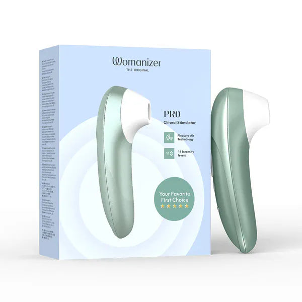 Stimulateur Clitoridien - Womanizer Pro | 11 Niveaux Pleasure Air Womanizer Sensations plus
