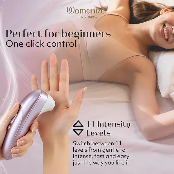 Stimulateur Clitoridien - Womanizer Pro | 11 Niveaux Pleasure Air Womanizer Sensations plus