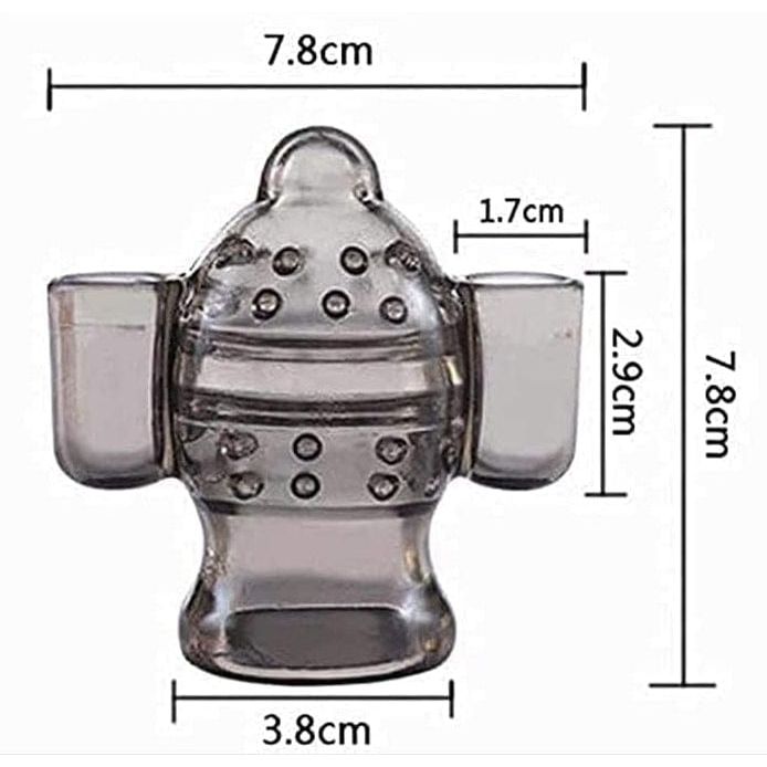 Stimulateur de Gland Vibrant - Trainer Jelly | 20 Modes de Vibration Blue Junker Sensations plus