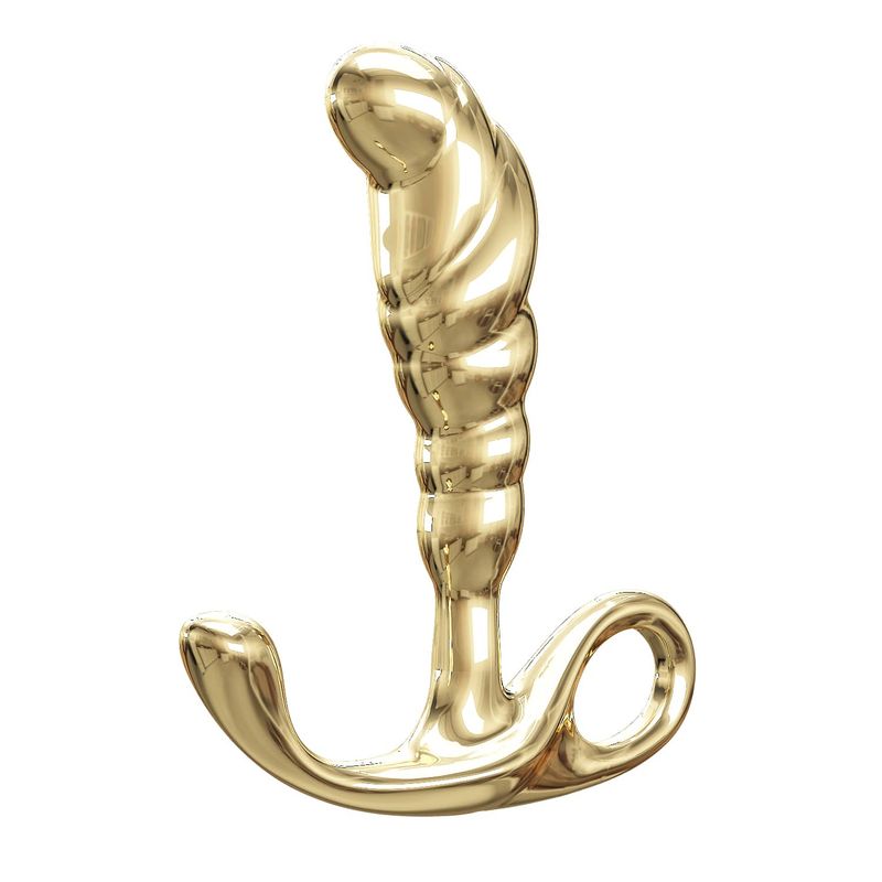 Stimulateur de Prostate - Pretty Love Jack | Masseur Anal Dorée Lisse en Alliage de Zinc Pretty Love Sensations plus