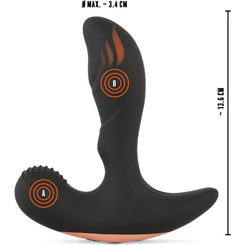 Stimulateur de Prostate Vibrant - Rebel - Remote Controlled Prostate Plug with 2 Functions Sensations Plus Sensations plus