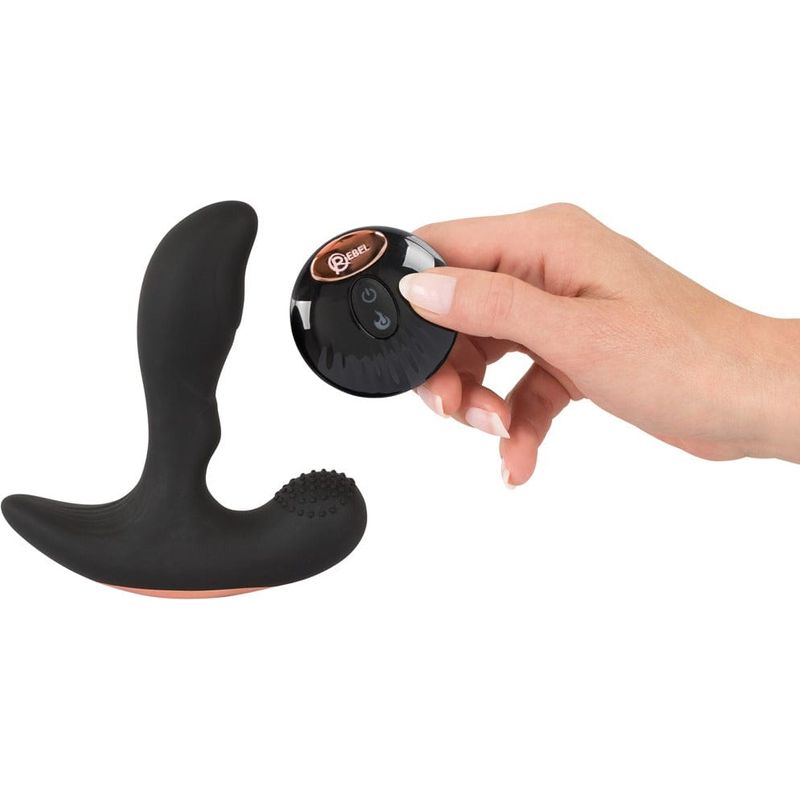 Stimulateur de Prostate Vibrant - Rebel - Remote Controlled Prostate Plug with 2 Functions Sensations Plus Sensations plus