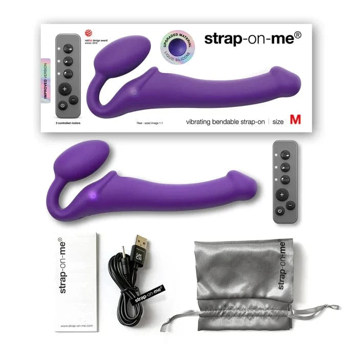 Strap-On Taille Large - Strap-On-Me | Vibrant 3 Moteurs & Semi-Réaliste Strap-on-me Sensations plus