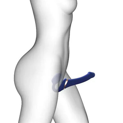 Strap-On Vibrant & Tapotements - Strap-On-Me Multi-Orgasme | Format Extra-Large Strap-on-me Sensations plus