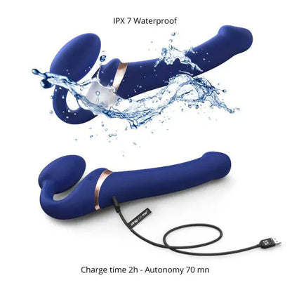 Strap-On Vibrant & Tapotements - Strap-On-Me Multi-Orgasme | Format Extra-Large Strap-on-me Sensations plus