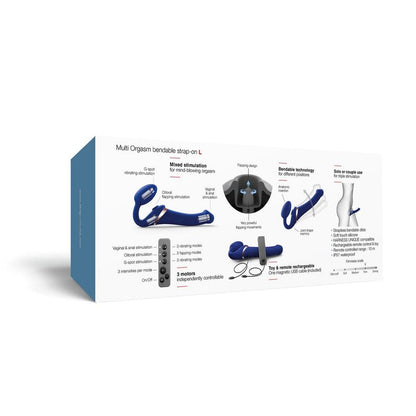Strap-On Vibrant & Tapotements - Strap-On-Me Multi-Orgasme | Format Extra-Large Strap-on-me Sensations plus