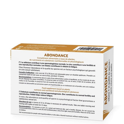 Supplément Sexuel - Abondance | Améliore Volume & Qualité du Sperme Naturellement Labo intextonic Sensations plus