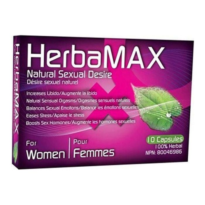 Supplément Sexuel - HerbaMAX - Pour Femme HerbaMAX Sensations plus