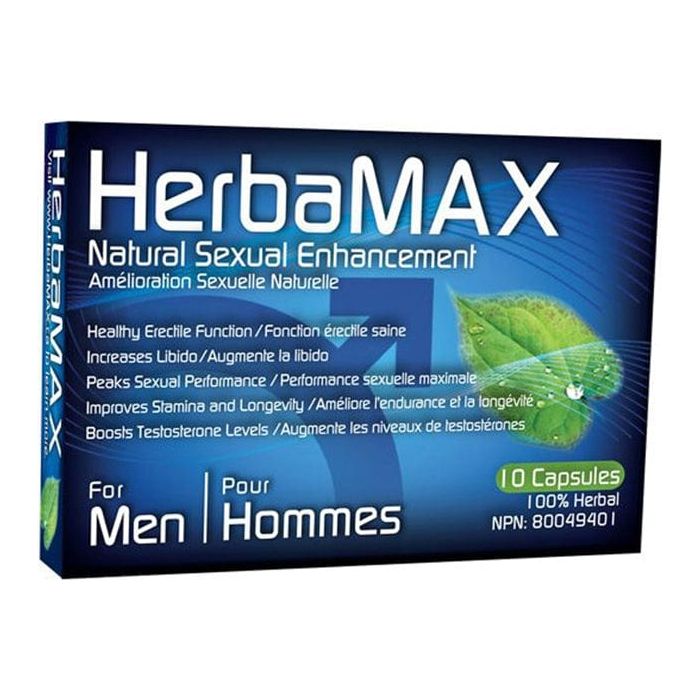 Supplément Sexuel - HerbaMAX - Pour Homme HerbaMAX Sensations plus