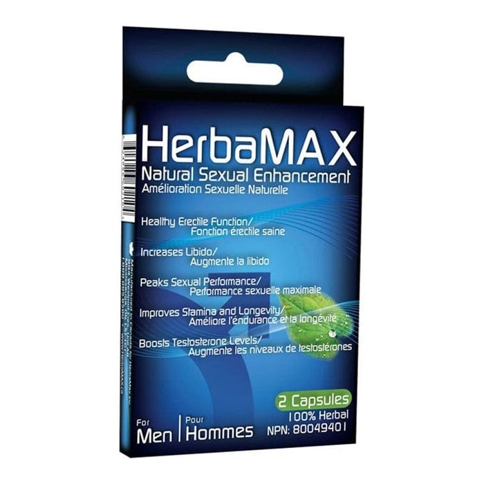 Supplément Sexuel - HerbaMAX - Pour Homme HerbaMAX Sensations plus