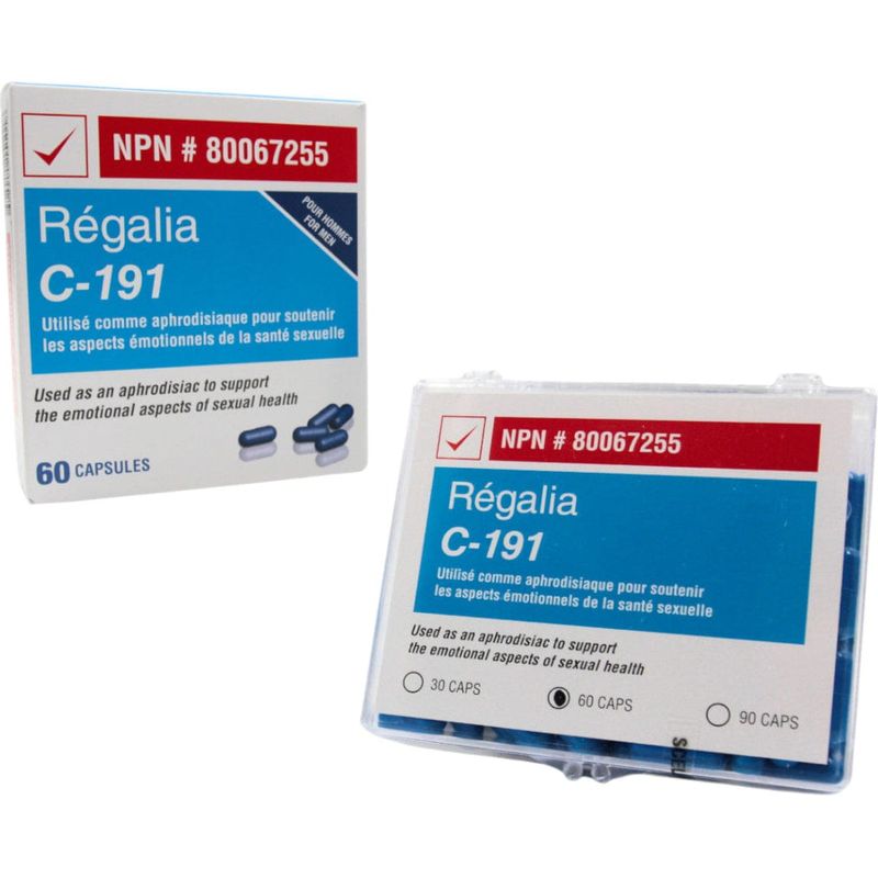 Supplément Sexuel pour Hommes - Regalia C-191 | Puissance, Vitalité, Performance Regalia Sensations plus
