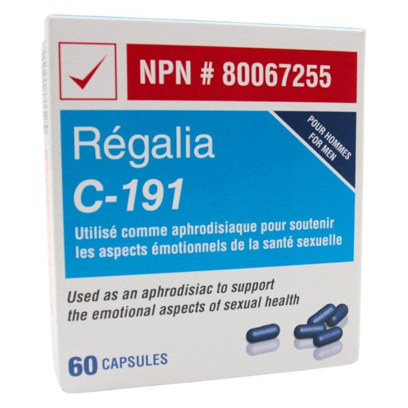Supplément Sexuel pour Hommes - Regalia C-191 | Puissance, Vitalité, Performance Regalia Sensations plus