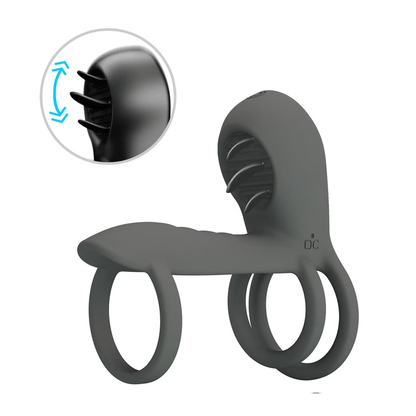 Triple Anneau Vibrant - Pretty Love Jammy | Plaisir Prolongé & Stimulation Clitoris & Point G Pretty Love Sensations plus