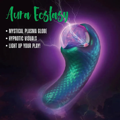 Vibrateur 2 en 1 -  Enchanted Serpent | Double Moteur & Globe Plasma Blush Novelties Sensations plus