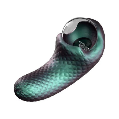 Vibrateur 2 en 1 -  Enchanted Serpent | Double Moteur & Globe Plasma Blush Novelties Sensations plus