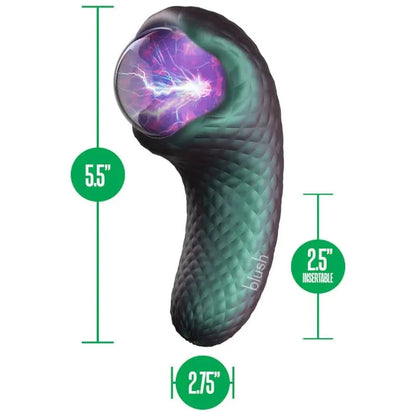 Vibrateur 2 en 1 -  Enchanted Serpent | Double Moteur & Globe Plasma Blush Novelties Sensations plus