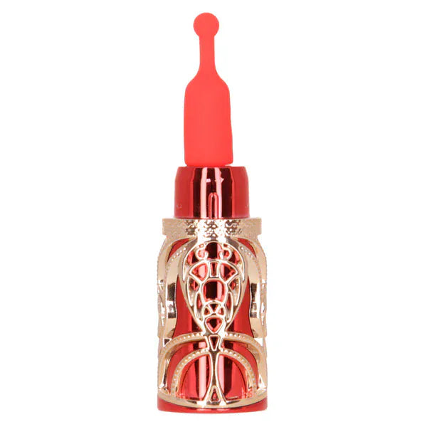 Vibrateur à Clitoris 4 en 1 - Kiss Lipstick | 4 Embouts Stimulants & 10 Modes de Vibration BMS Factory Sensations plus