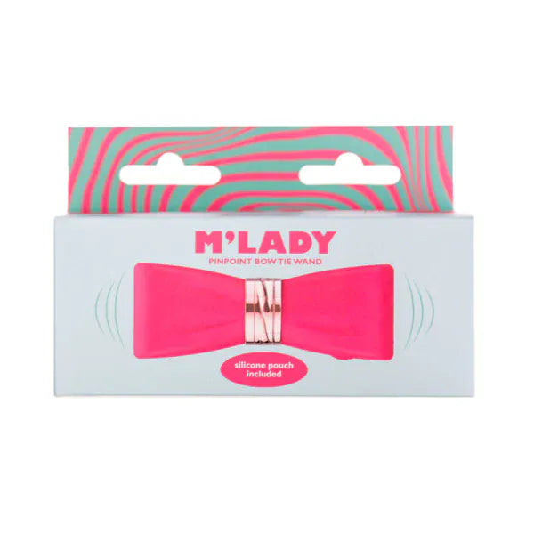 Vibrateur à Clitoris - M’Lady Pinpoint Bowtie Wand | 3 Embouts & 10 Modes de Vibrations M’Lady Sensations plus