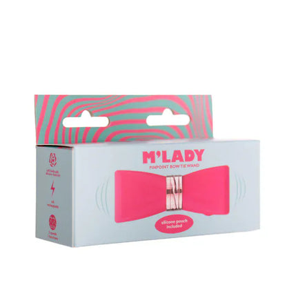 Vibrateur à Clitoris - M’Lady Pinpoint Bowtie Wand | 3 Embouts & 10 Modes de Vibrations M’Lady Sensations plus