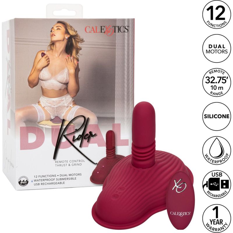 Vibrateur à Distance - Calexotics - Dual Rider - Thrust and Grind CalExotics Sensations plus