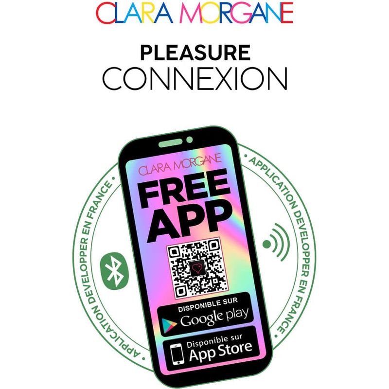 Vibrateur à Distance - Clara Morgane - Pleasure Connexion Clara Morgane Sensations plus