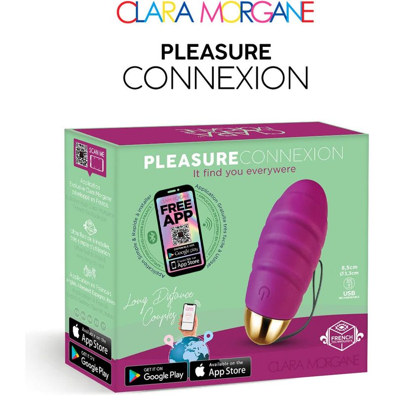 Vibrateur à Distance - Clara Morgane - Pleasure Connexion Clara Morgane Sensations plus