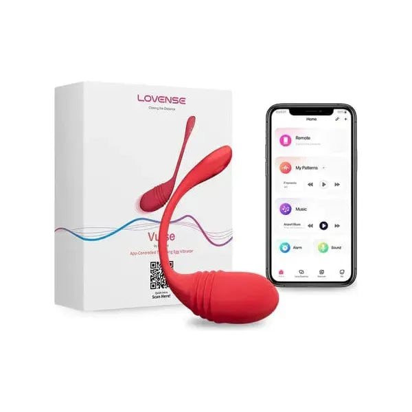 Vibrateur à Distance - Lovense - Vulse Thrusting Vibrating Egg Lovense Sensations plus