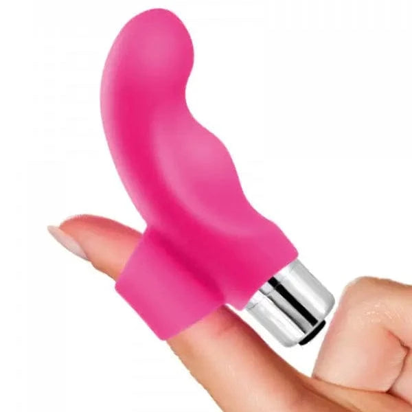 Vibrateur à Doigt - Doigt Vibrant Ecstasy | Mini Vibrateur Clitoris, 10 Vitesses en Silicone Yoba Paris Sensations plus
