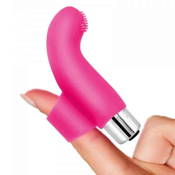Vibrateur à Doigt - Doigt Vibrant Heart | Mini Vibrateur Clitoridien, 10 Vitesses en Silicone Yoba Paris Sensations plus