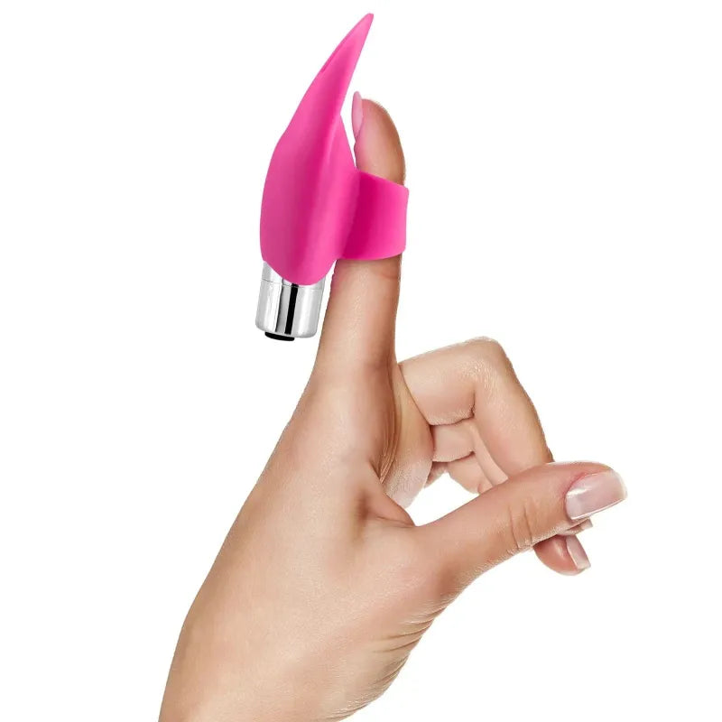 Vibrateur à Doigt - Doigt Vibrant Joy | Mini Vibrateur Clitoridien, 10 Vitesses en Silicone Yoba Paris Sensations plus