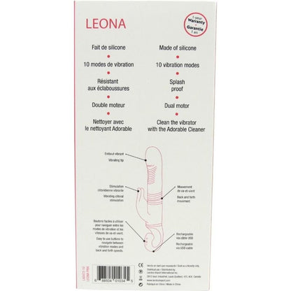Vibrateur à Mouvement - Adore U - Leona Adore U Sensations plus