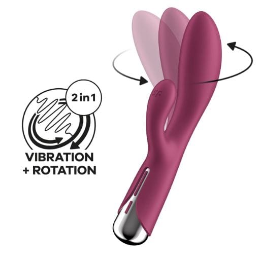 Vibrateur à Mouvement - Satisfyer - Spinning Rabbit 1 Satisfyer Sensations plus