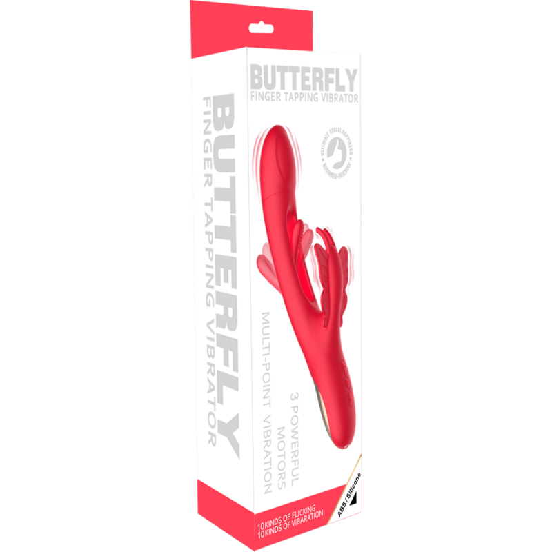 Vibrateur à Mouvement - Secwell - Butterfly Finger Tapping Vibrator Secwell Sensations plus
