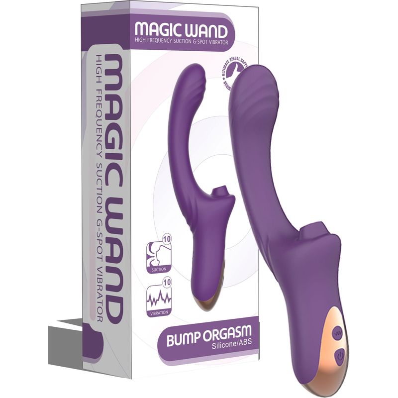 Secwell 2 in 1 Magic Wand G-Spot and Clitoris Suction Vibrator Sensations Plus Secwell 2 in 1 Magic Wand G-Spot and Clitoris Suction Vibrator Sensations Plus