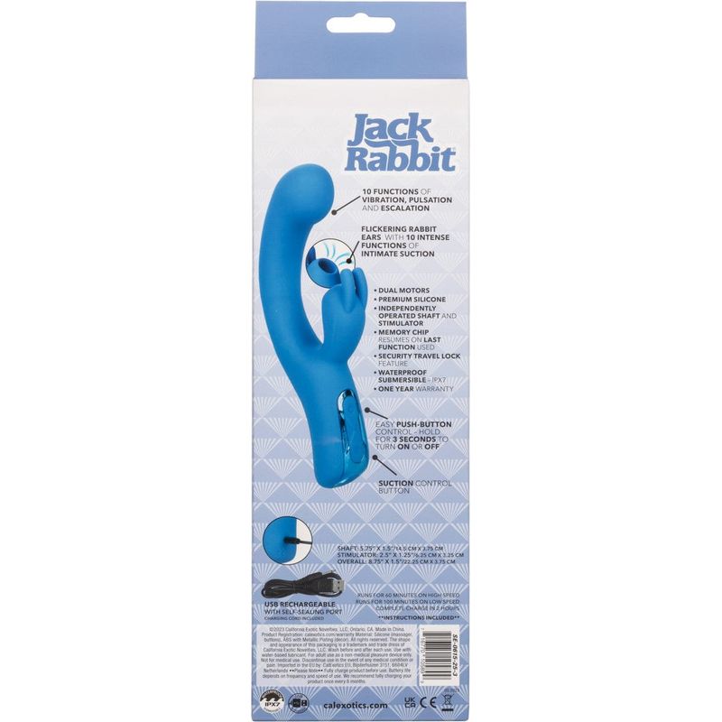 Vibrateur à Succion - CalExotics - Jack Rabbit Elite Suction Rabbit CalExotics Sensations plus